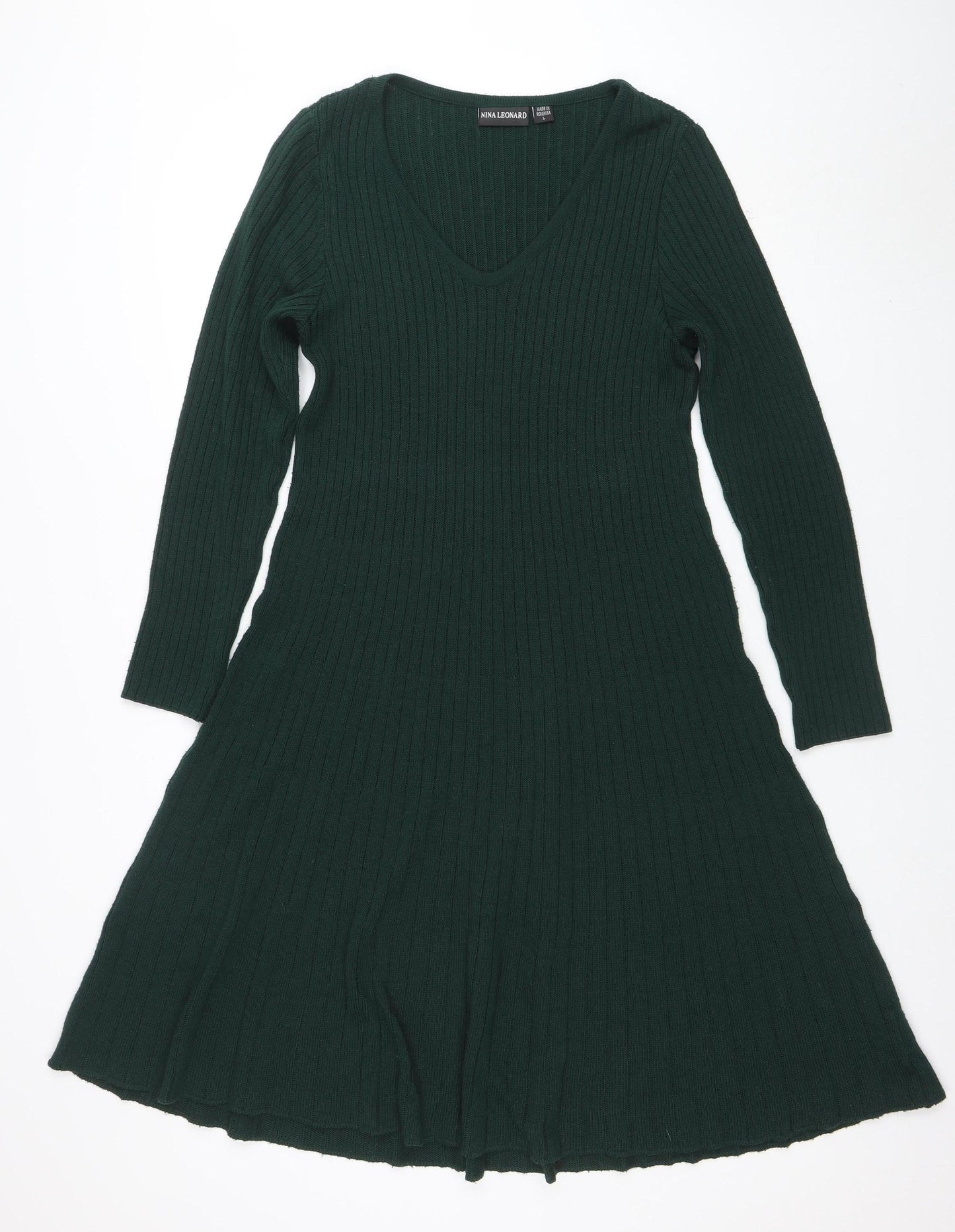 Womens UK Size L Nina Leonard A-Line Dress