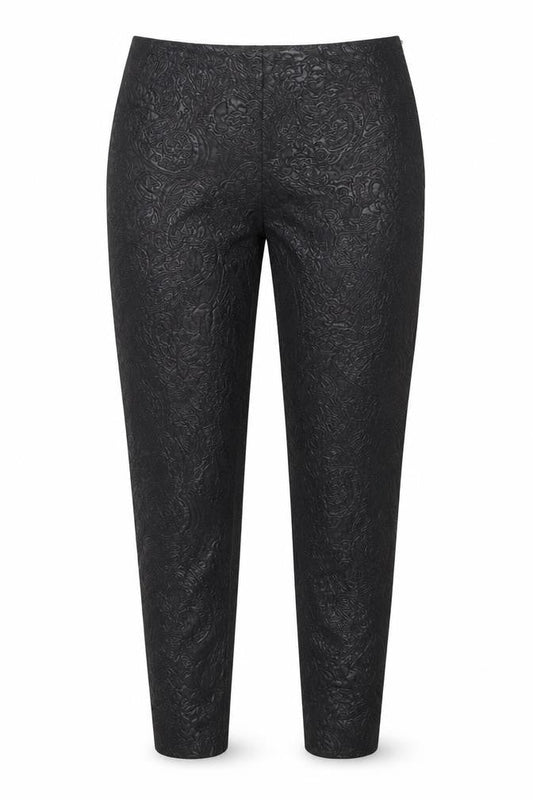 Autograph Women’s Black Floral Jacquard Jegging Size 12