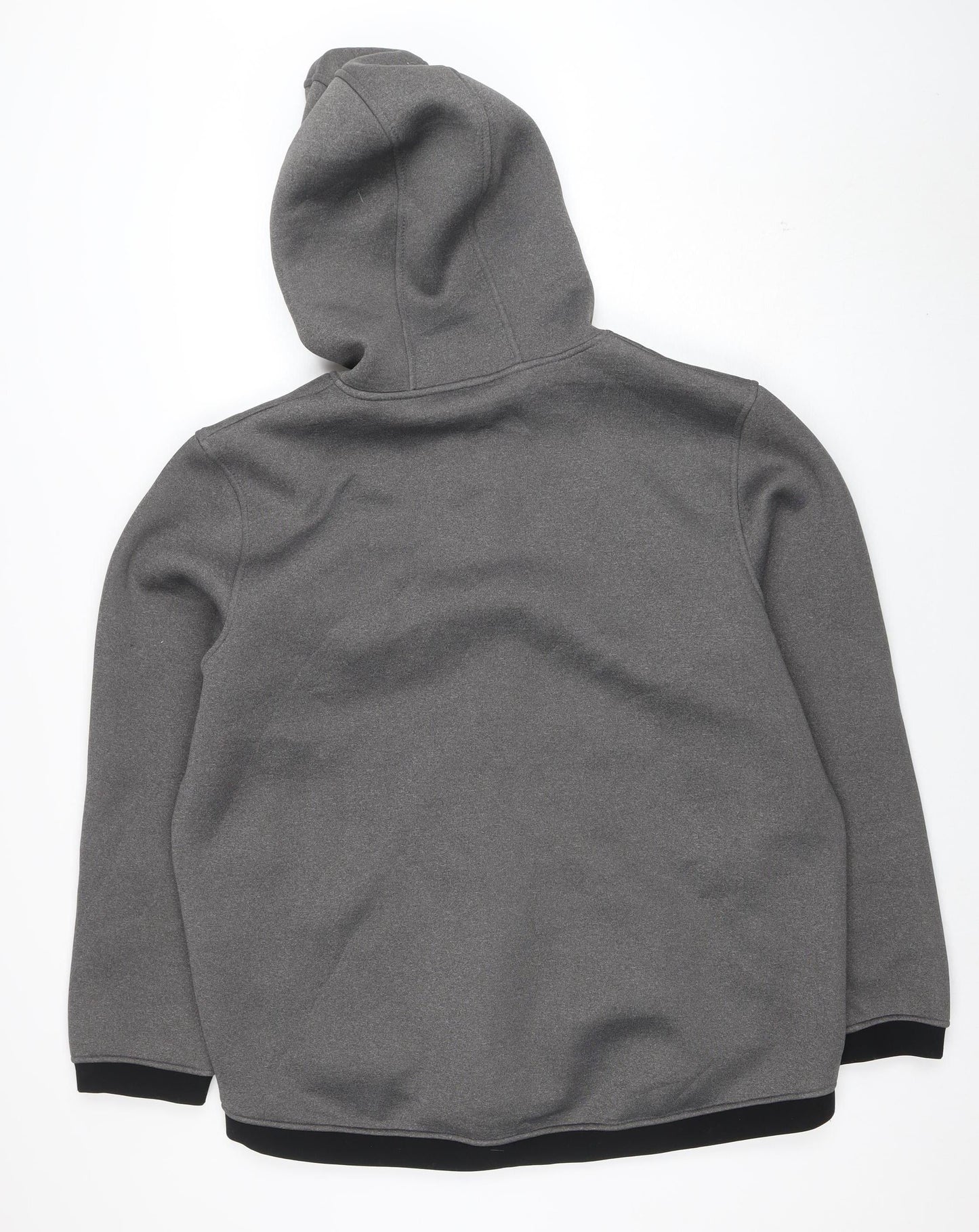 Mens UK Size 2XL Workout Grey Full Zip Hoodie