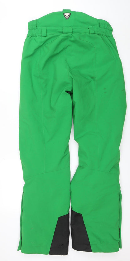 Mens UK Size M HYRA Regular Fit Snow Pants Green Trousers