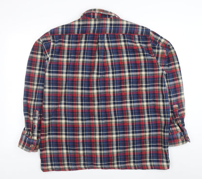 Bar Harbour Men’s Multicoloured Checked Flannel Lined XL Jacket