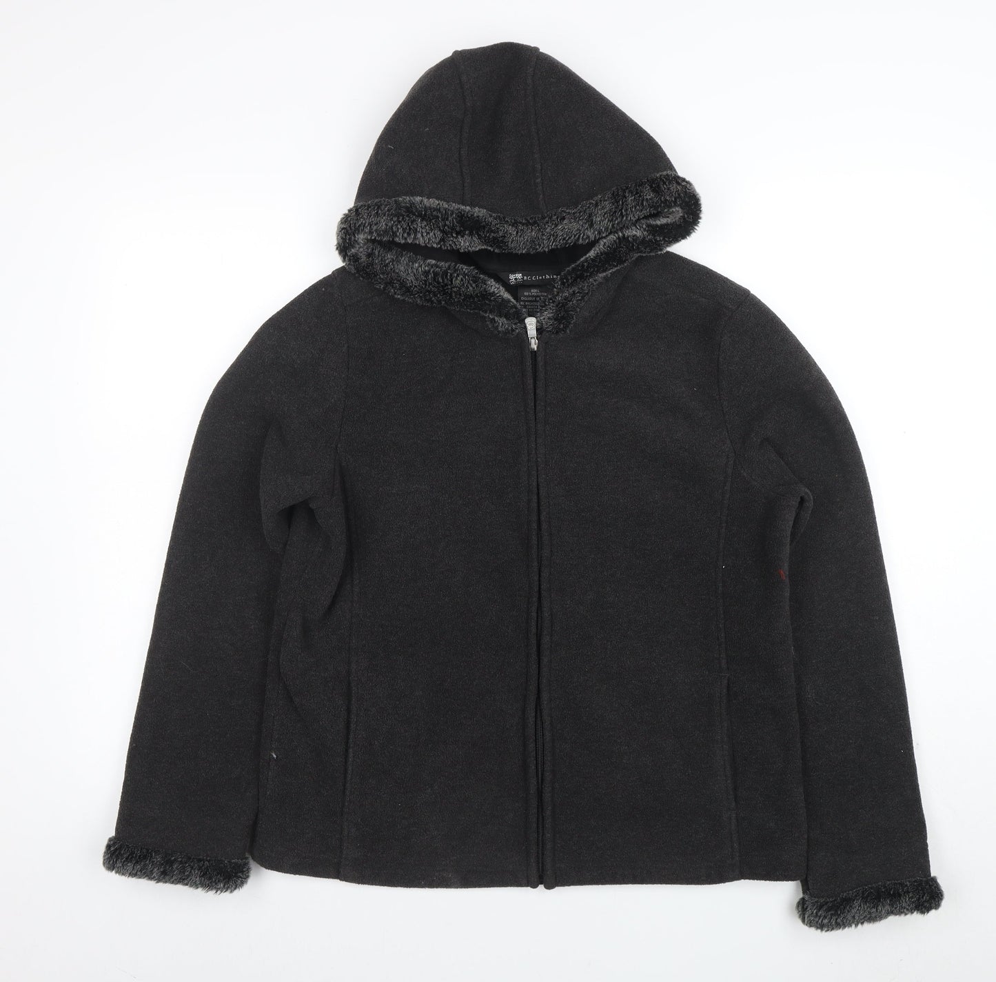 Womens UK Size L BC Clothing Black Basic Jacket