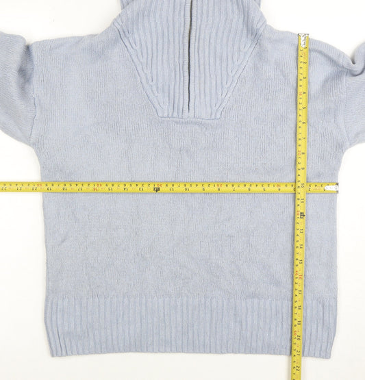 Womens UK Size M TU Blue Full Zip Jumper