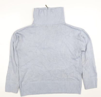 Womens UK Size M TU Blue Full Zip Jumper