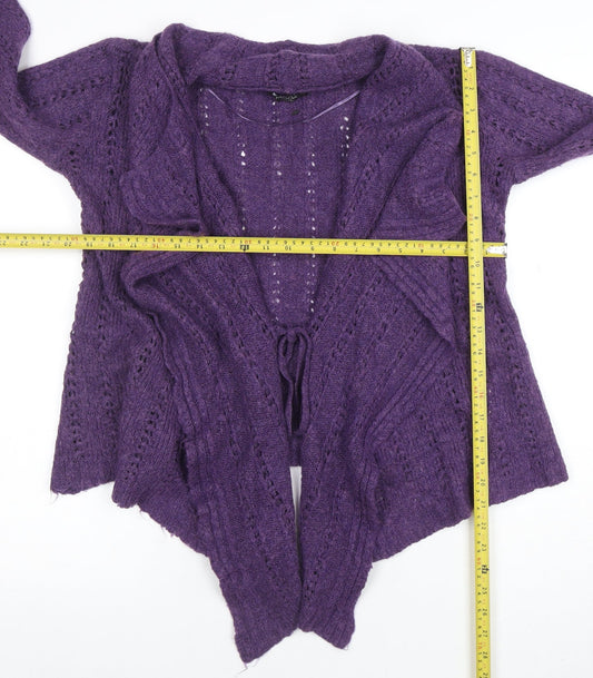 Womens UK Size 10 George Purple Cardigan Jumper