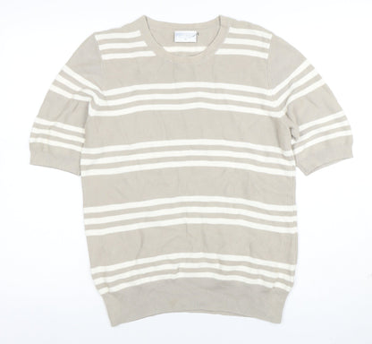 Womens UK Size M Cotswold Collections Beige Basic T-Shirt