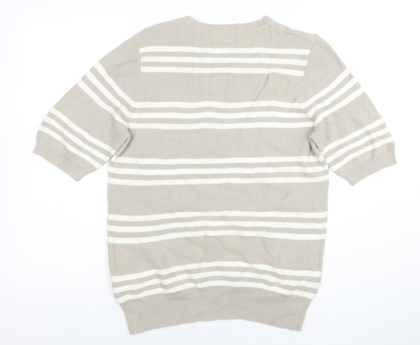 Womens UK Size M Cotswold Collections Beige Basic T-Shirt