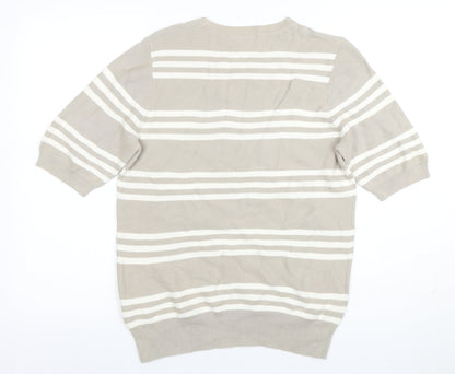 Womens UK Size M Cotswold Collections Beige Basic T-Shirt