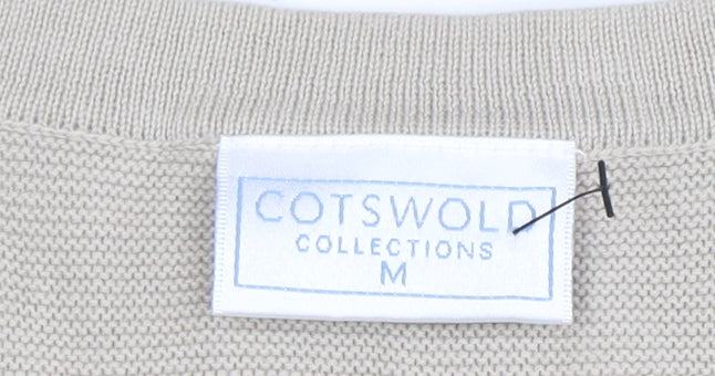 Womens UK Size M Cotswold Collections Beige Basic T-Shirt