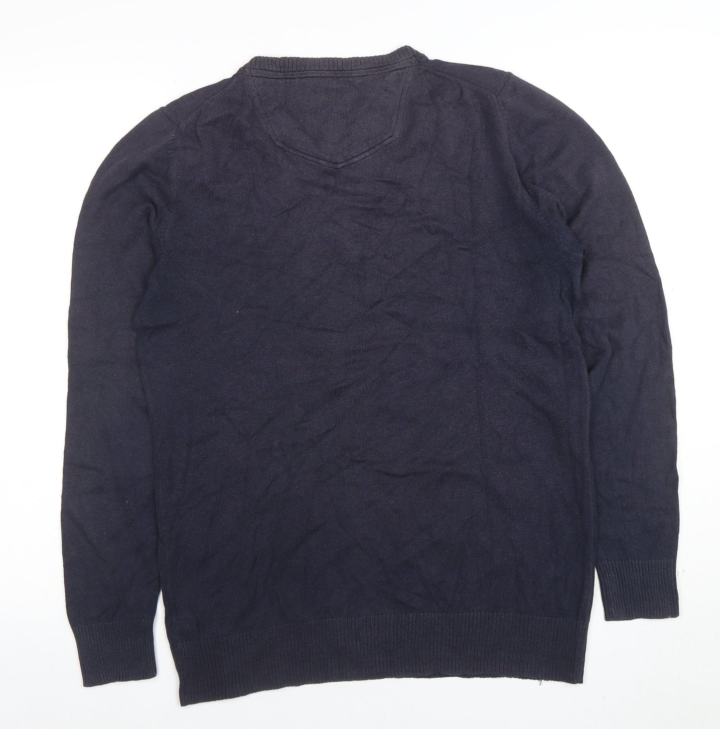 Mens UK Size S Fat Face Blue Pullover Jumper
