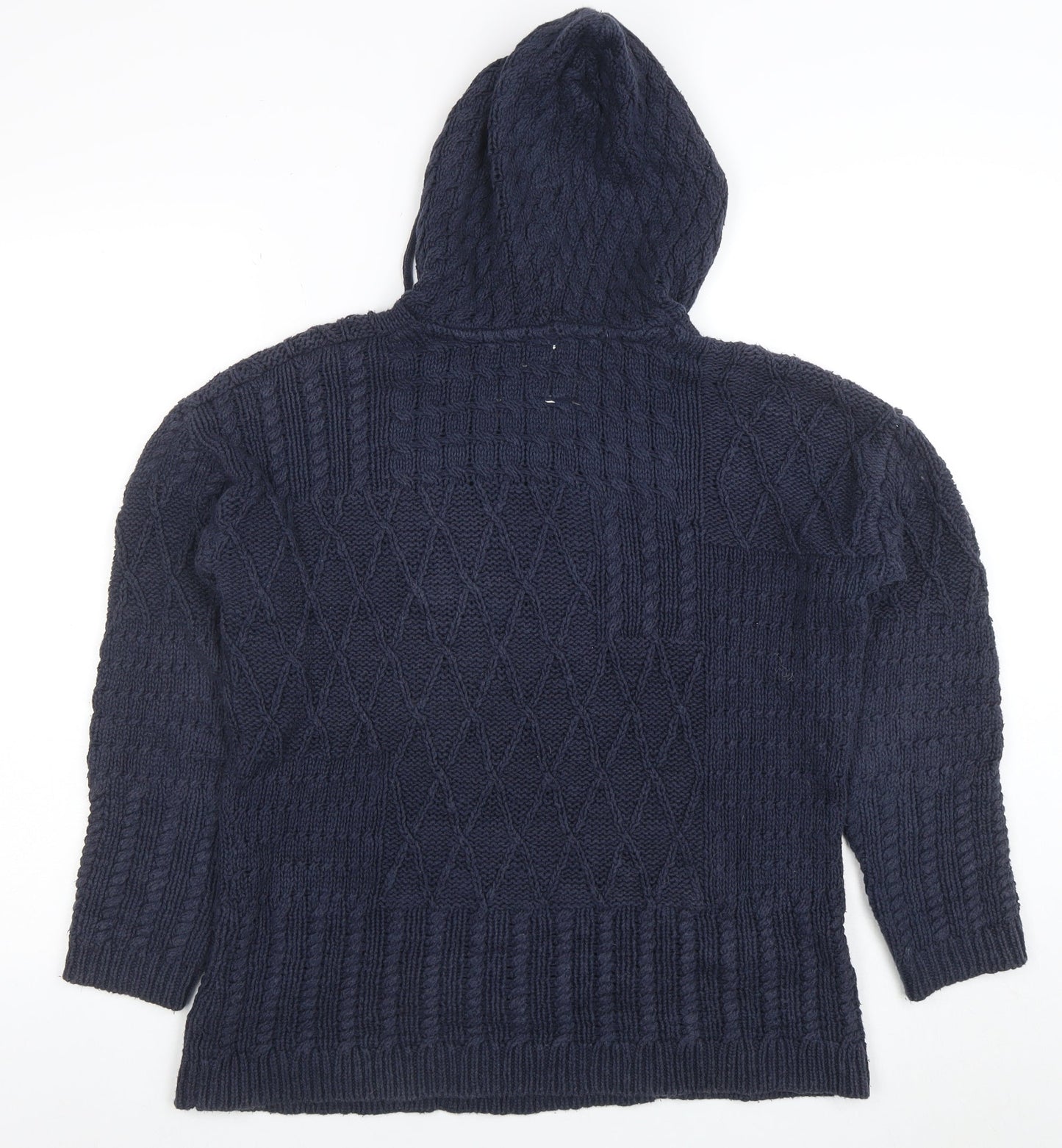 Womens UK Size 10 Fat Face Blue Pullover Jumper