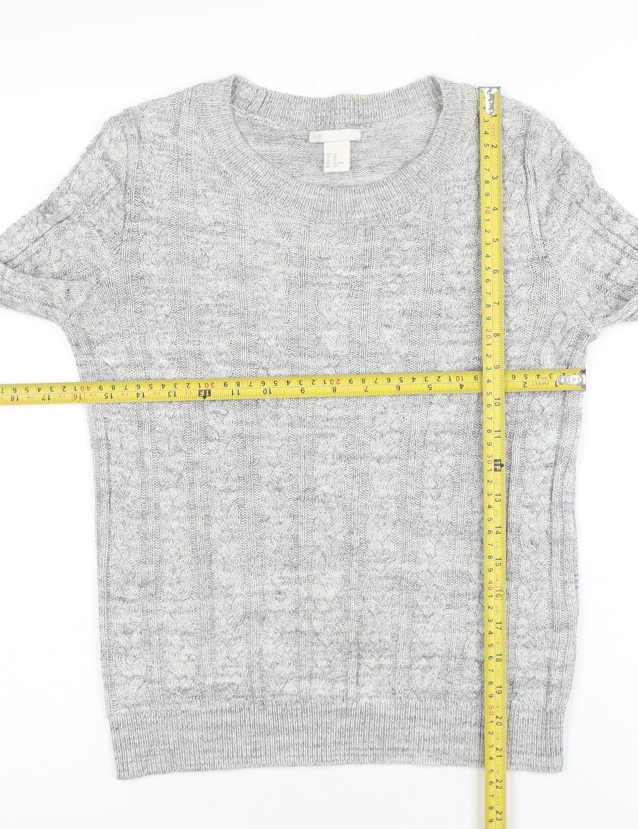 Womens UK Size XS H&M Grey Pullover Jumper