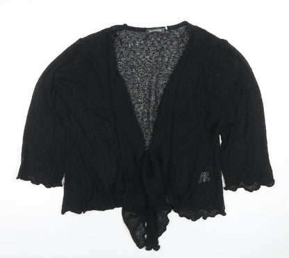 Womens UK Size L Bonmarché Black Cardigan Jumper