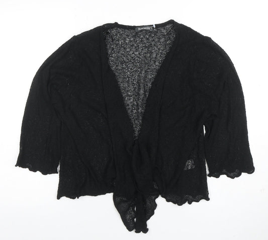 Womens UK Size L Bonmarché Black Cardigan Jumper