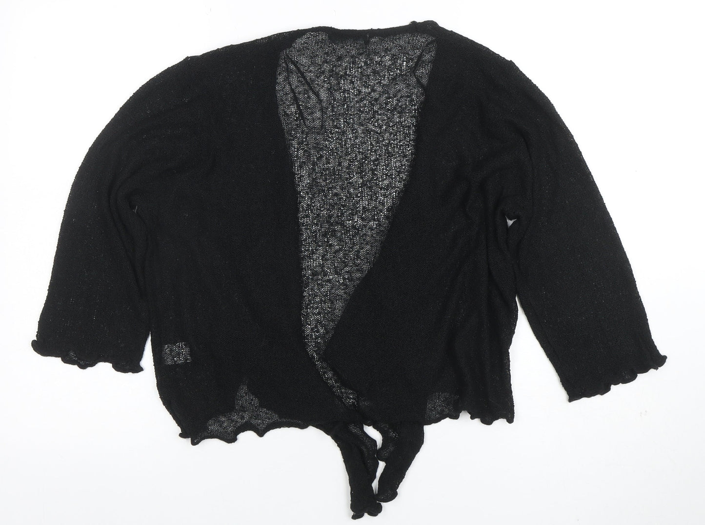 Womens UK Size L Bonmarché Black Cardigan Jumper