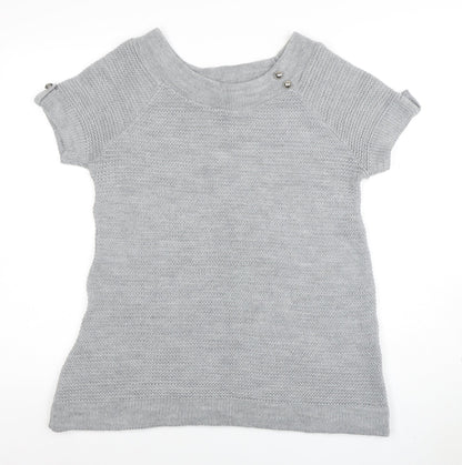 Womens UK Size 12 Evie Grey Pullover Jumper