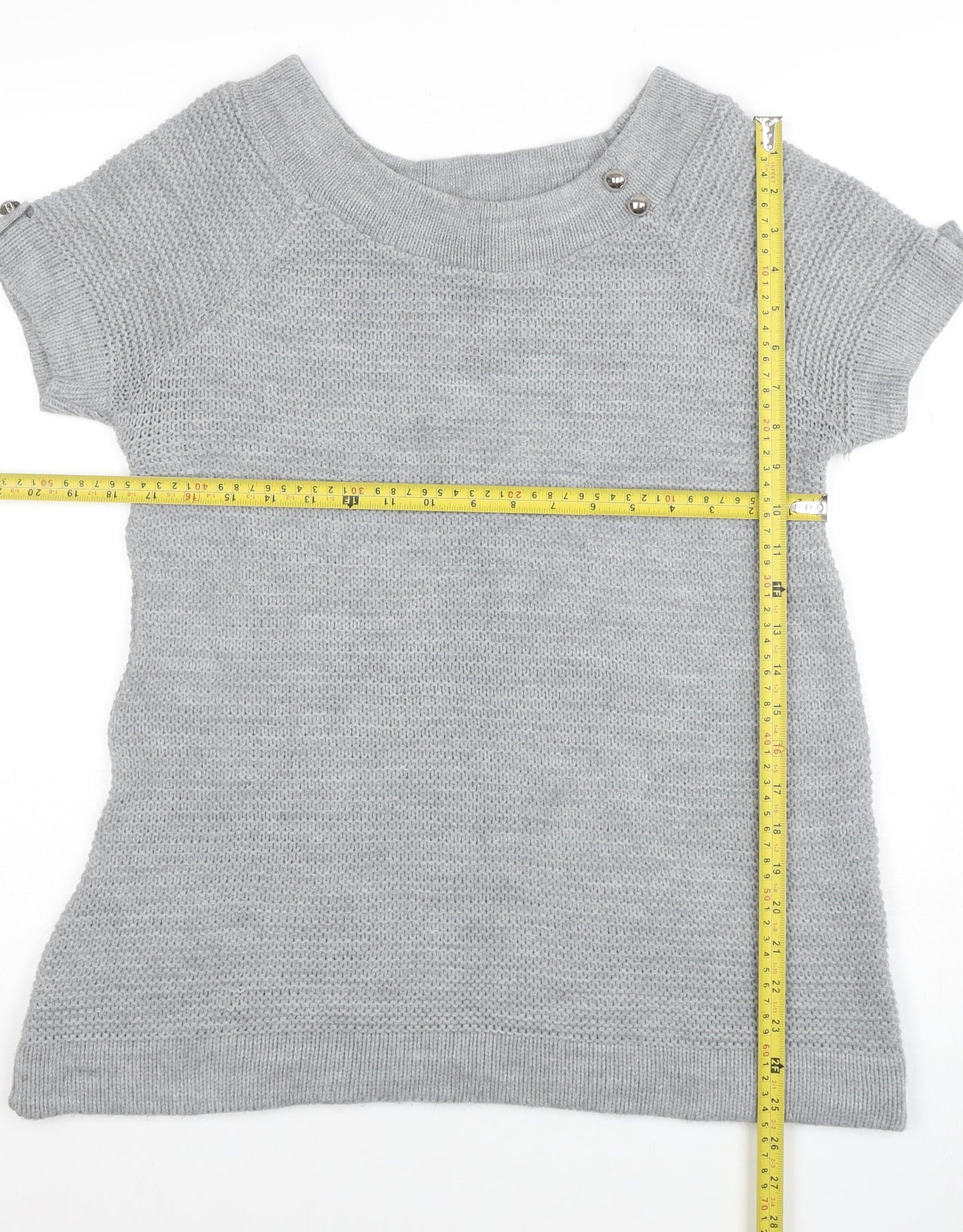 Womens UK Size 12 Evie Grey Pullover Jumper