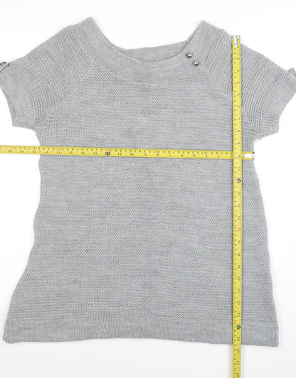 Womens UK Size 12 Evie Grey Pullover Jumper