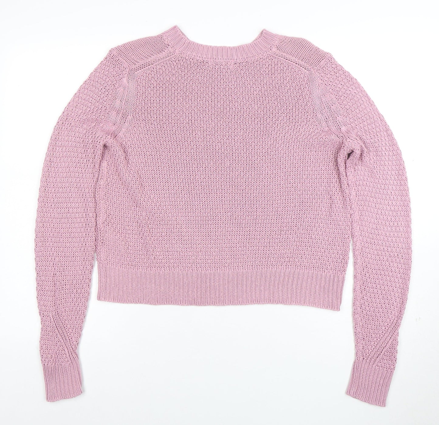 Womens UK Size M Jacqueline de Yong Pink Pullover Jumper