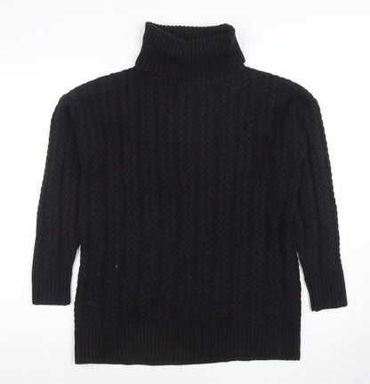 Womens UK Size XS French Connection Black Pullover Jumper
