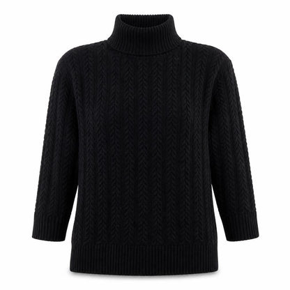 Womens UK Size XS French Connection Black Pullover Jumper