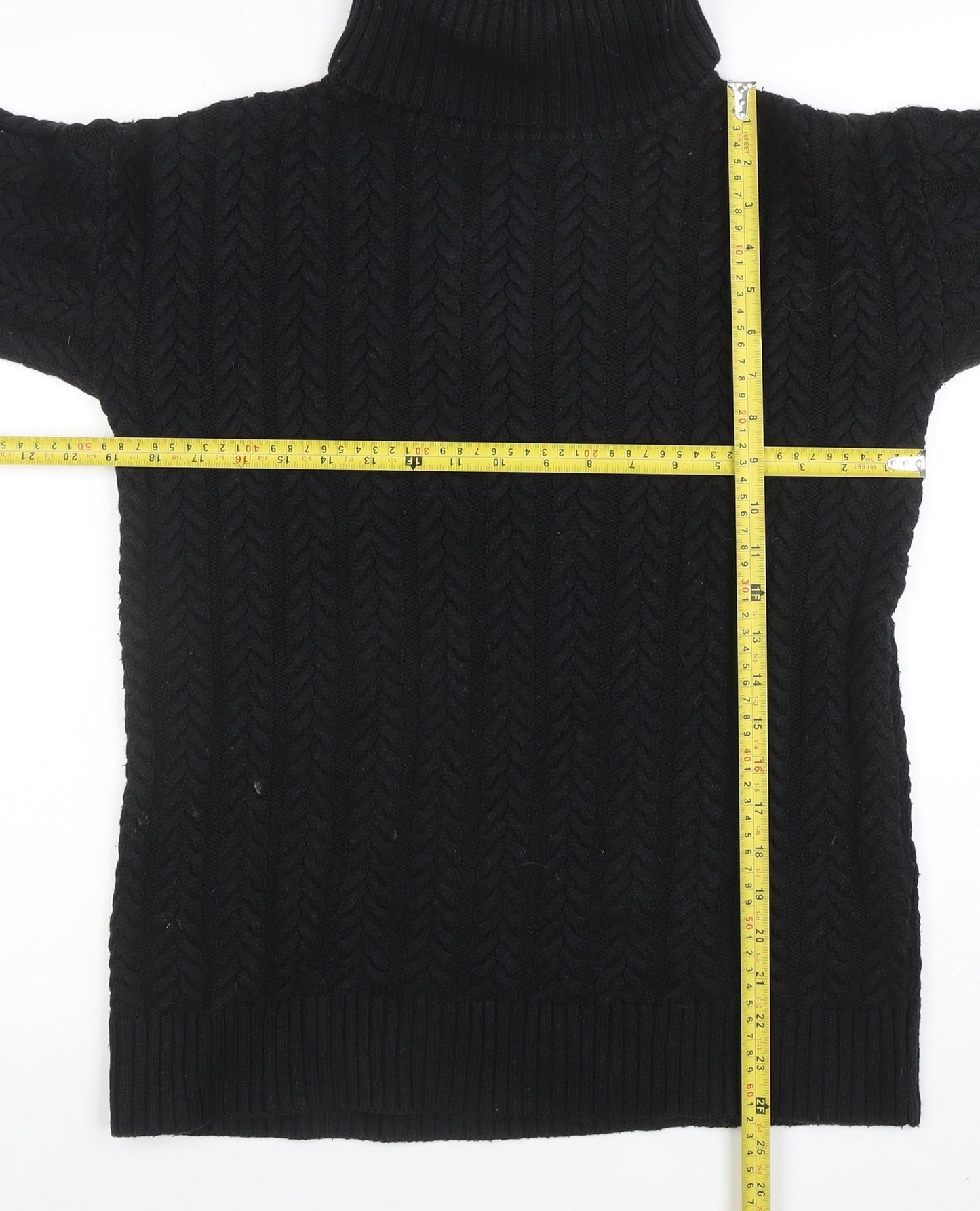 Womens UK Size XS French Connection Black Pullover Jumper
