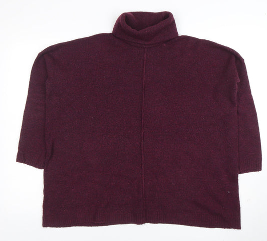 Womens UK Size 12 Joules Purple Pullover Jumper