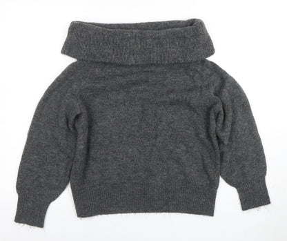 Womens UK Size S H&M Grey Pullover Jumper