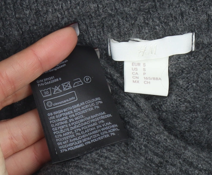 Womens UK Size S H&M Grey Pullover Jumper