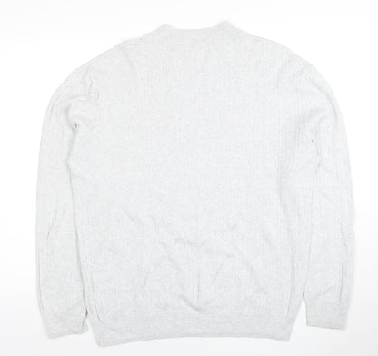 Mens UK Size XL NEXT Grey Pullover Jumper