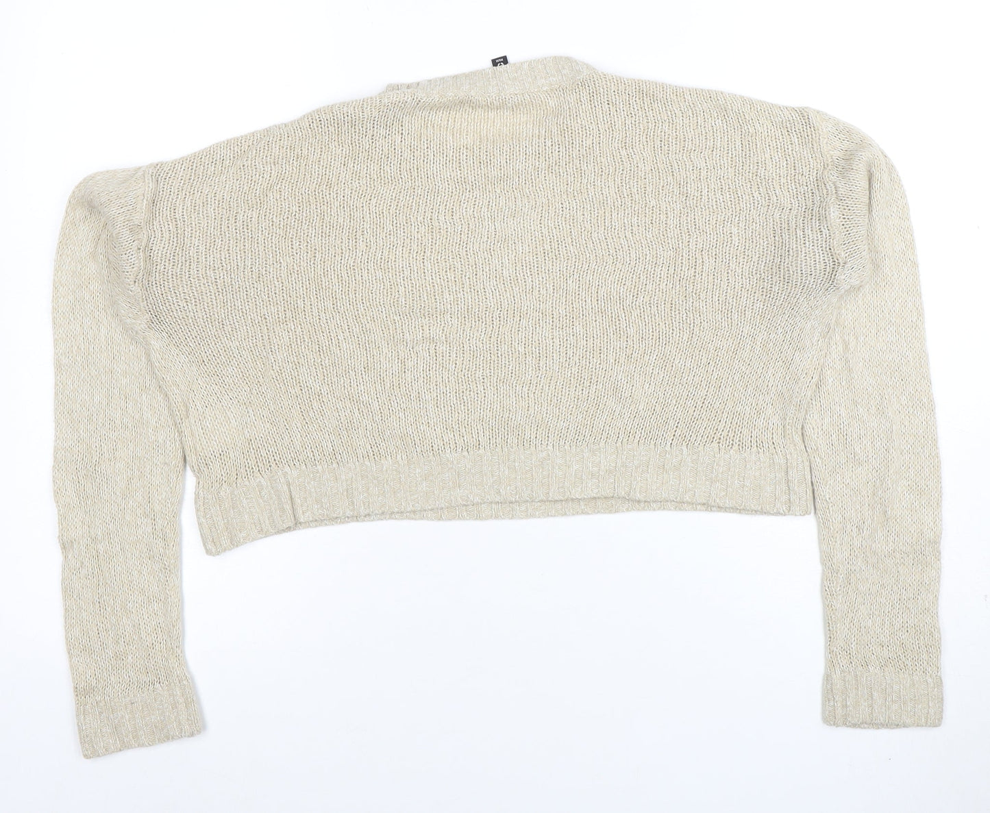 Womens UK Size S H&M Divided Beige Pullover Jumper
