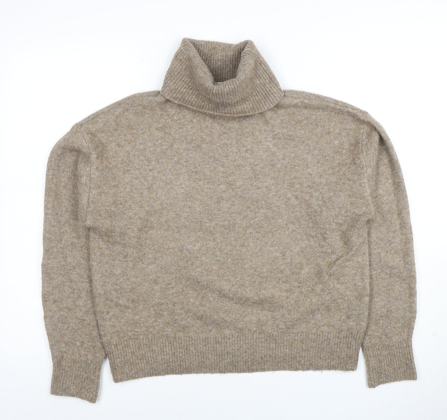Womens UK Size S H&M Beige Pullover Jumper
