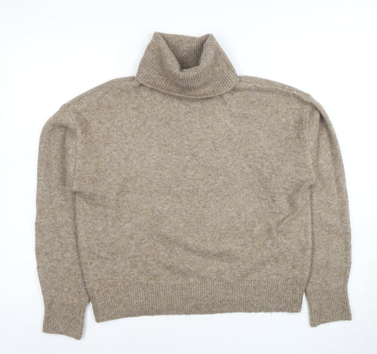 Womens UK Size S H&M Beige Pullover Jumper