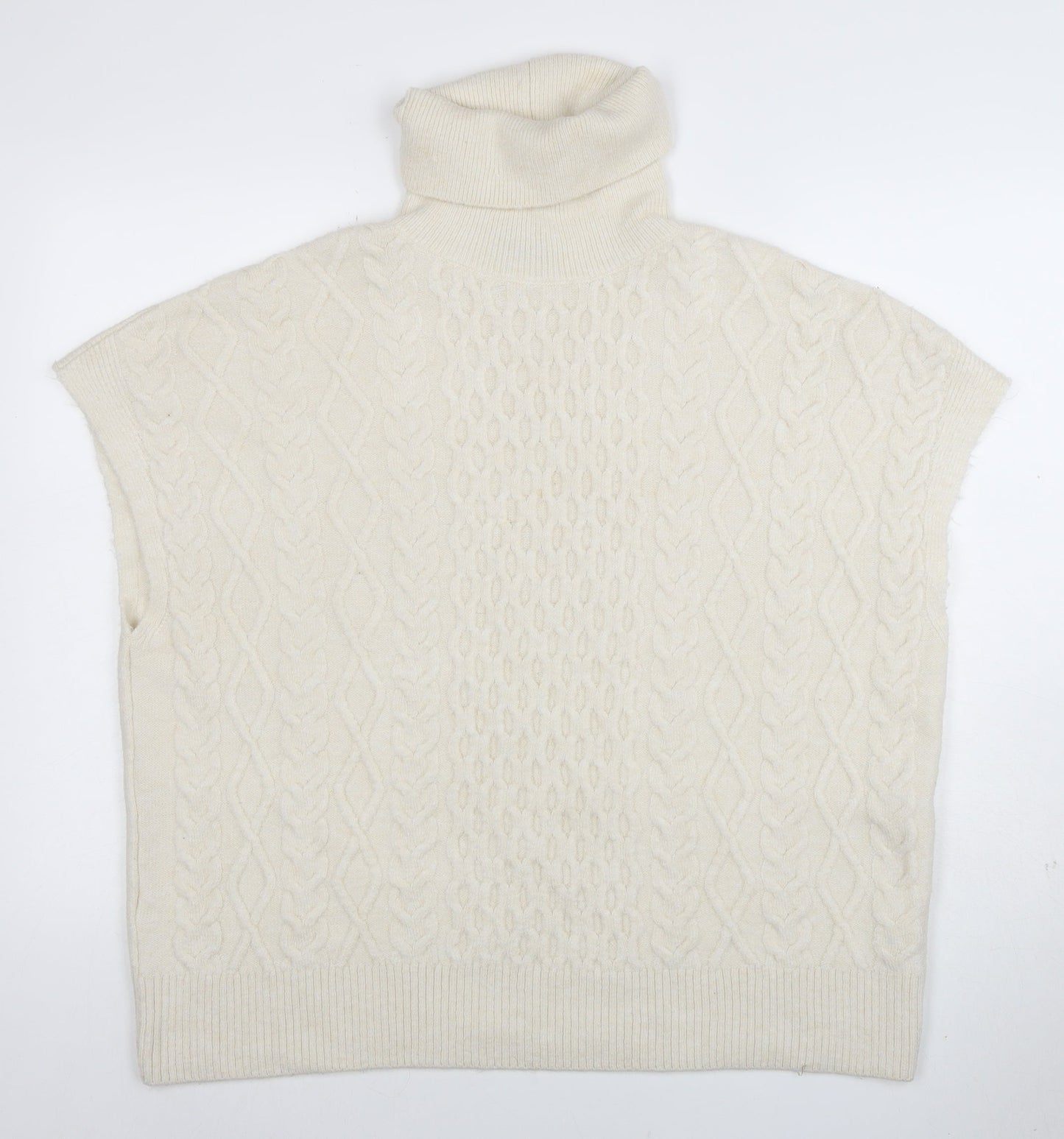 Womens UK Size L New Look Ivory Pullover Jumper