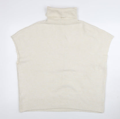 Womens UK Size L New Look Ivory Pullover Jumper