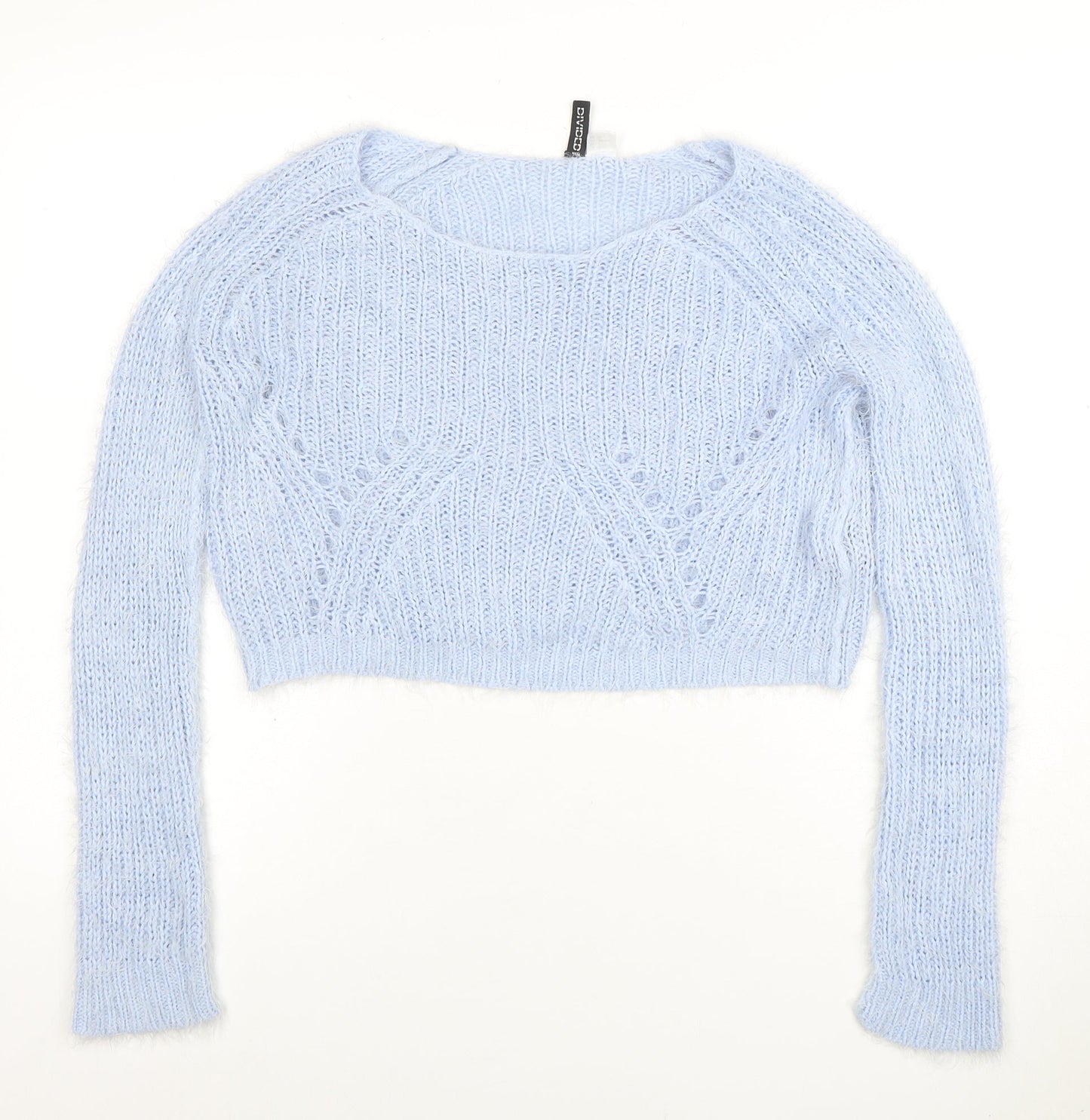 Womens UK Size S H&M Divided Blue Pullover Jumper