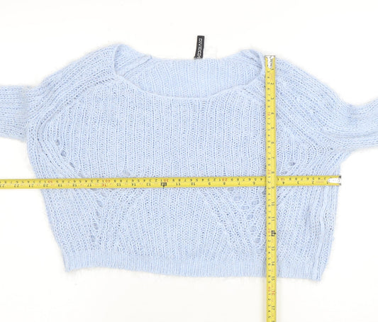 Womens UK Size S H&M Divided Blue Pullover Jumper