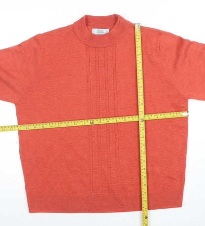 Womens UK Size M Honor Millburn Orange Pullover Jumper