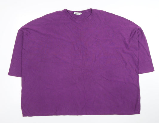 Womens UK Size XL Masai Purple Tunic Blouse