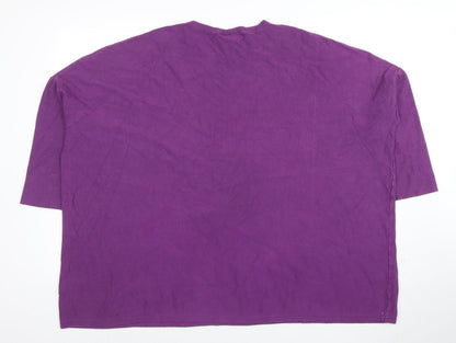 Womens UK Size XL Masai Purple Tunic Blouse