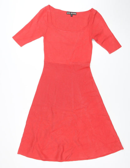 Womens UK Size S Girl In Mind Bodycon Dress