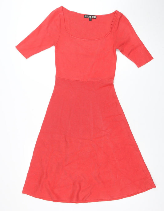 Womens UK Size S Girl In Mind Bodycon Dress