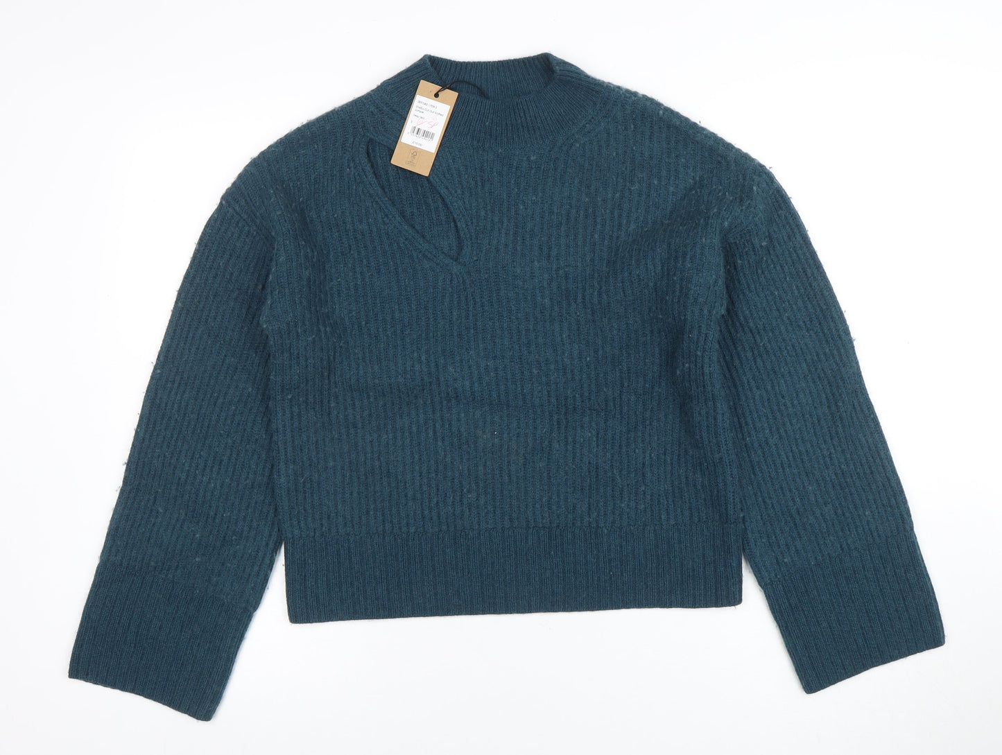 Womens UK Size S Hush Blue Pullover Jumper