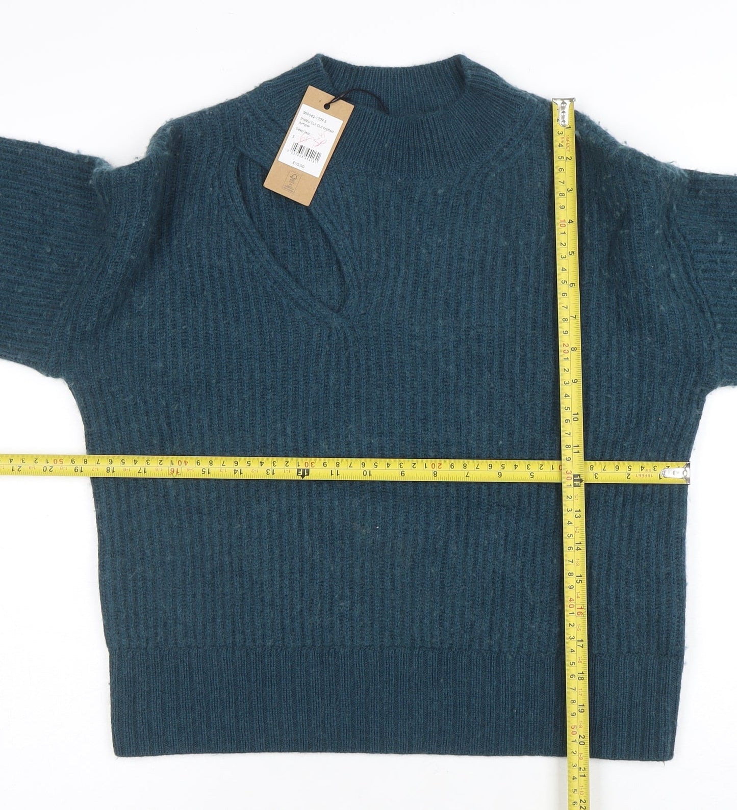 Womens UK Size S Hush Blue Pullover Jumper
