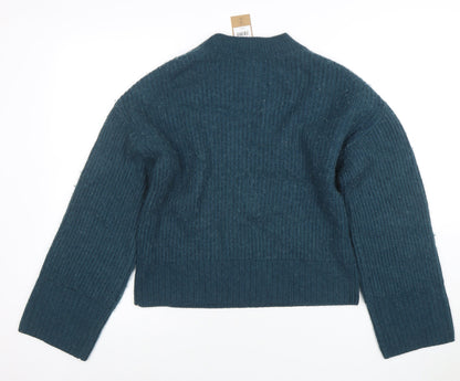 Womens UK Size S Hush Blue Pullover Jumper