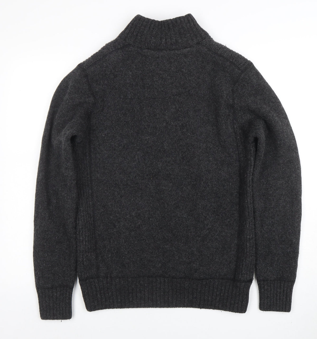 Mens UK Size M NEXT Grey Henley Jumper