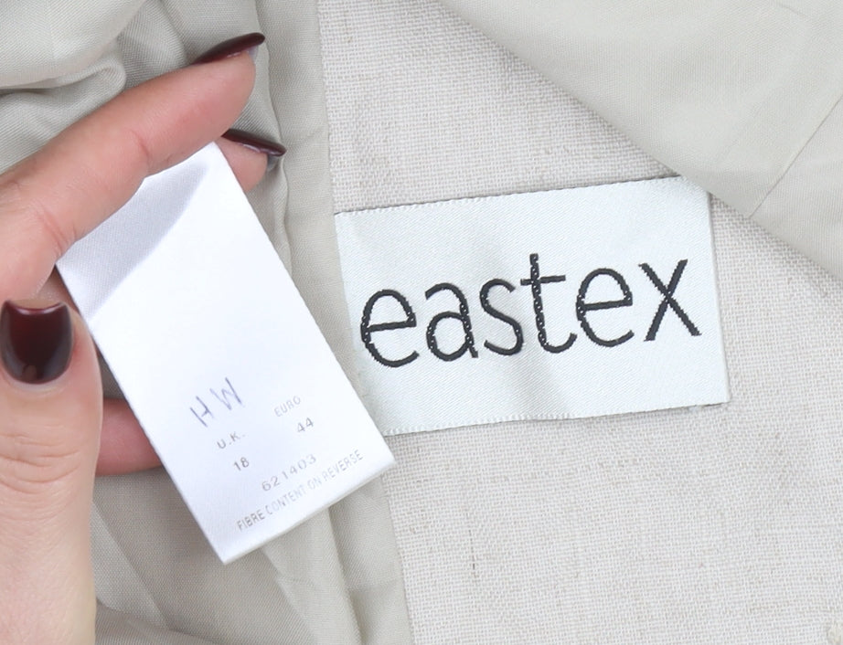 Womens UK Size 18 Eastex Regular Beige Blazer