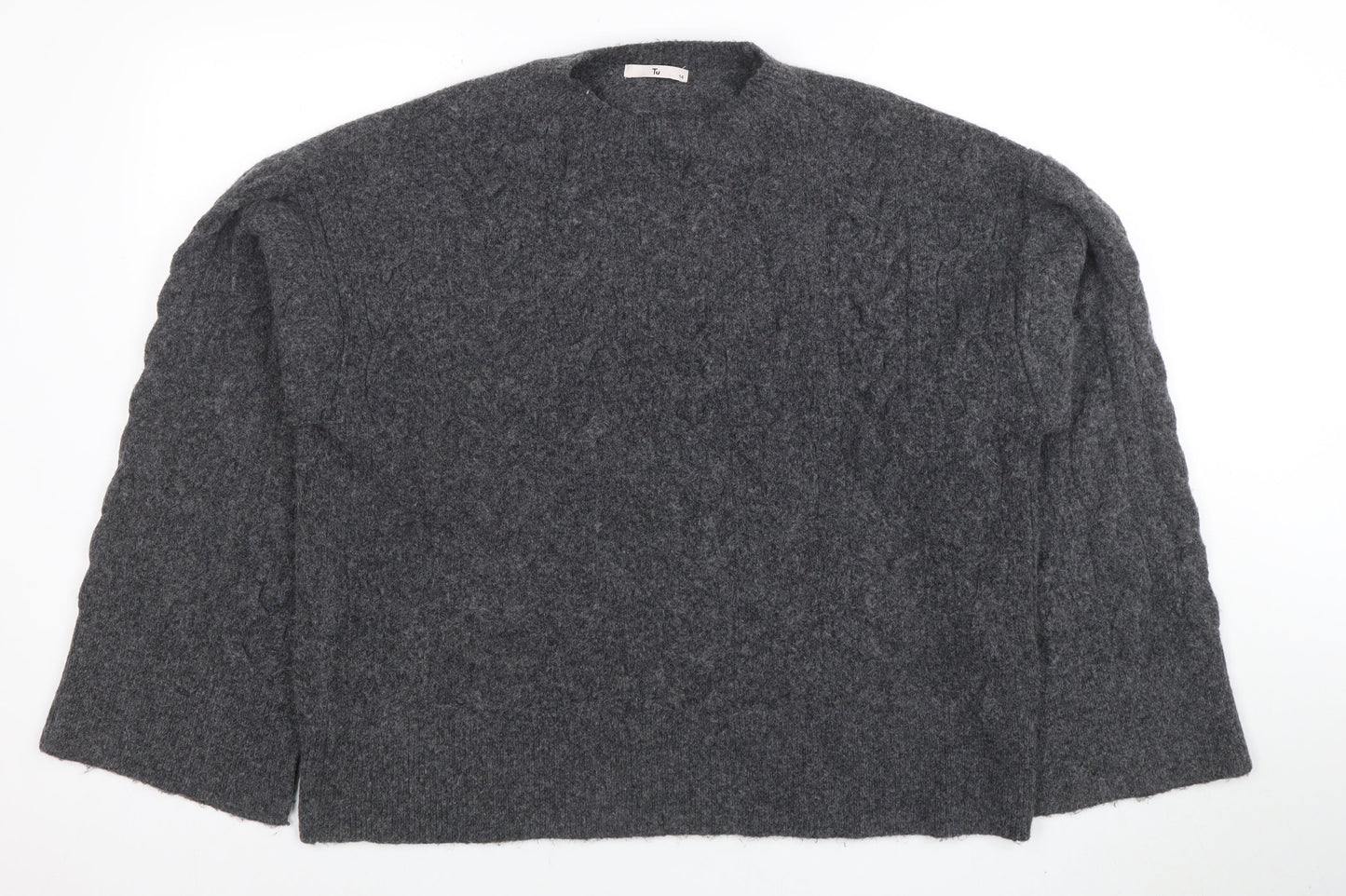 Womens UK Size 14 TU Grey Pullover Jumper
