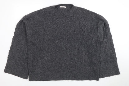 Womens UK Size 14 TU Grey Pullover Jumper