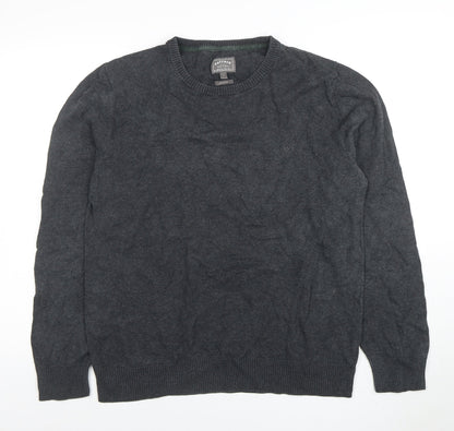 Mens UK Size L FatFace Grey Pullover Jumper